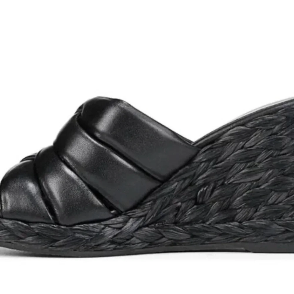 VINCE Gilian Espadrille Wedge Slide Sandal